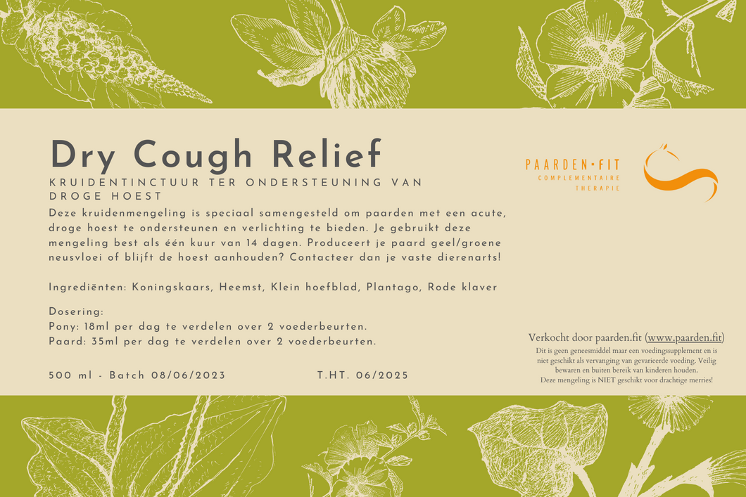 Dry Cough Relief tinctuur