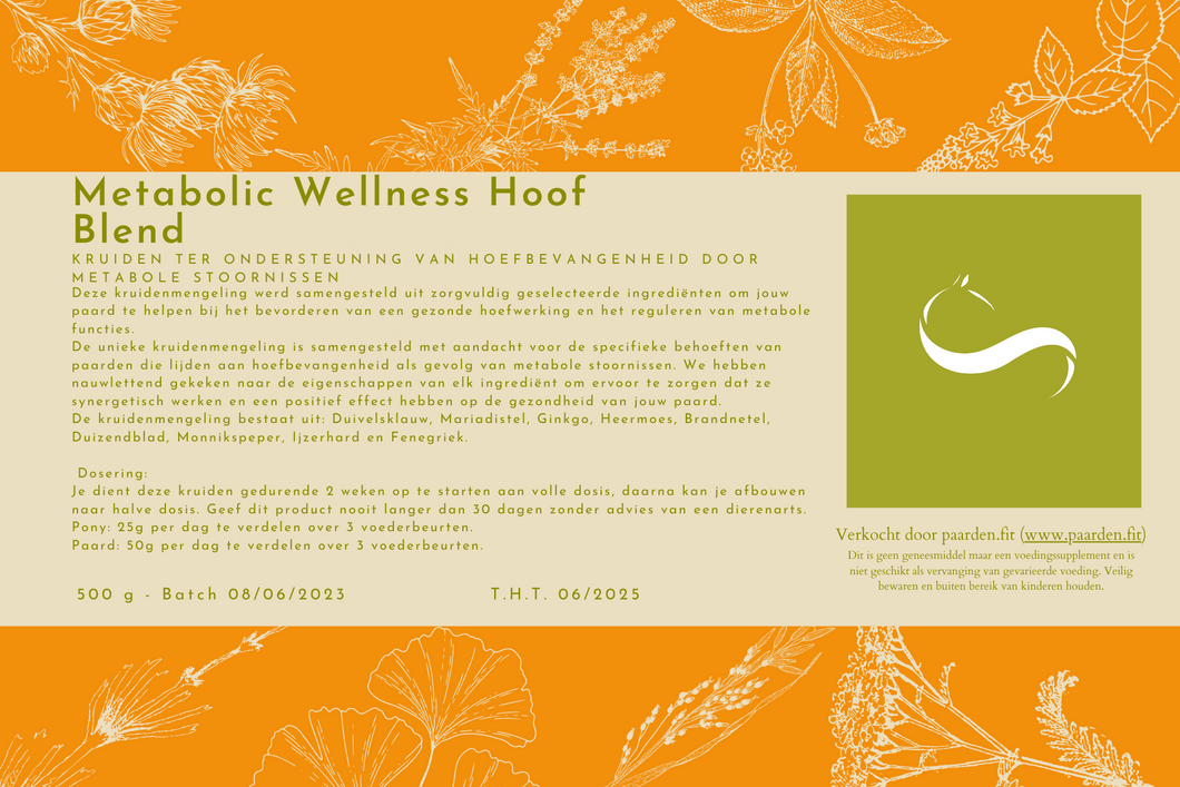 Metabolic Wellness Hoof Blend kruiden
